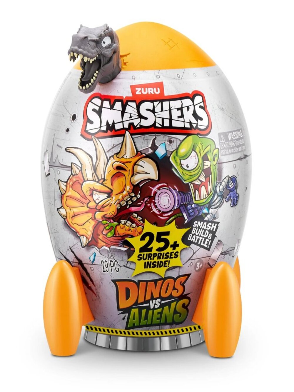 Smashers Dino vs Aliens Collectible Smashable Novelty and Gag Toy by ZURU